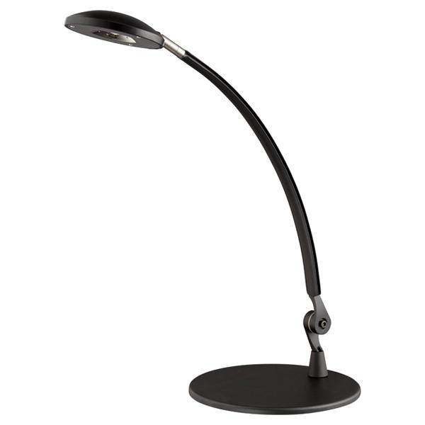 LED Desk Lamp; 5W; 4000K; 300 Lumens; Black Finish