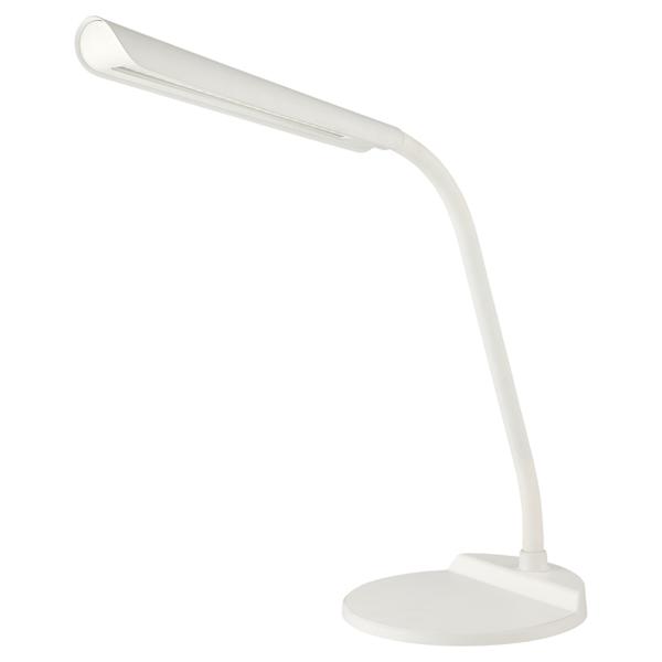 LED Desk Lamp; 8W; 4000K; 600 Lumen; White Finish