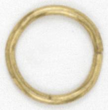Brass Plated Ring; 1"
