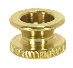 Brass Battery Nut; 8/32; Burnished And Lacquered Finish