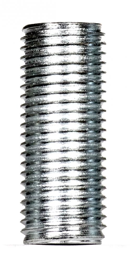 1/4 IP Steel Nipple; Zinc Plated; 1-1/4" Length; 1/2" Wide