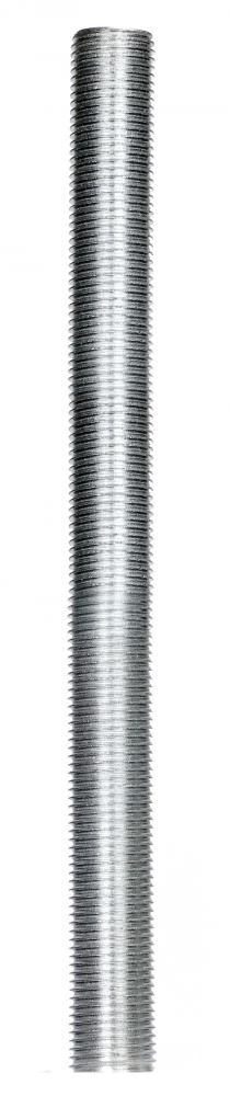 1/8 IP Steel Nipple; Zinc Plated; 4-1/4" Length; 3/8" Wide