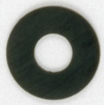 Rubber Washer; 1/8 IP Slip; Black Finish; 2" Diameter
