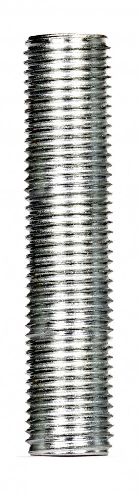 1/4 IP Steel Nipple; Zinc Plated; 2-1/2" Length; 1/2" Wide