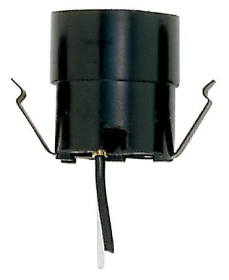 Snap-In Socket For 3 1/4"- 4" Holders; 8" AWM Leads; 1-1/2" Height; 1-1/4"