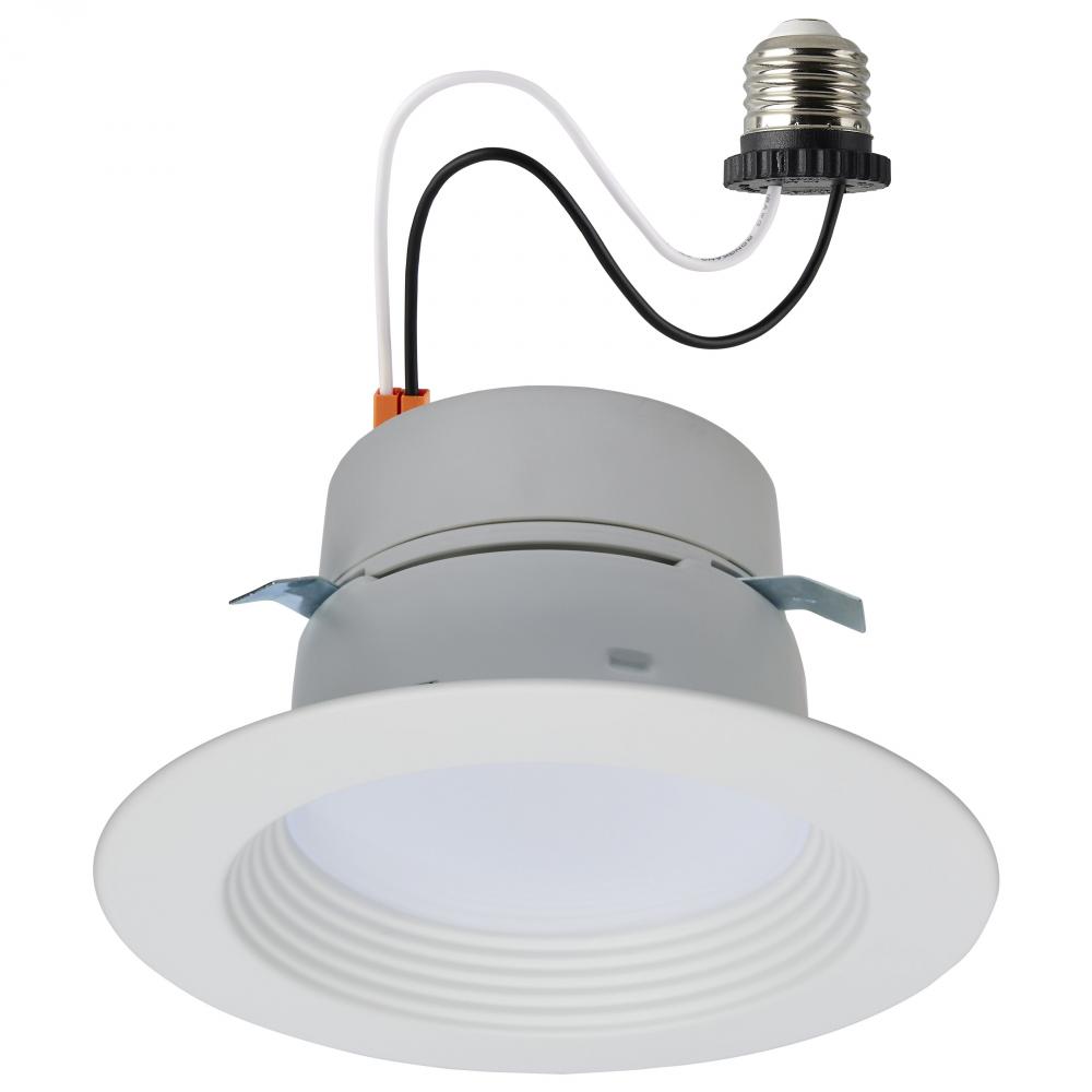 LED Retrofit Downlight; 5/6/7.5 Wattage Selectable; CCT and Lumens Selectable; 120 Volt; ColorQuick