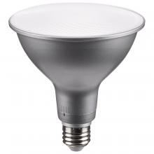 Satco Products Inc. S11590 - 13.3 Watt PAR38 LED; Medium Base; Silver Finish; CCT Selectable; 120 Volt; 60 Degree Beam Angle