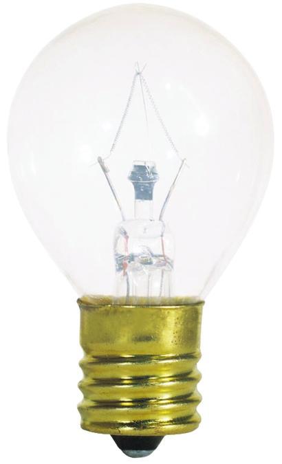 40W S11 Incandescent Microwave Clear E17 (Intermediate) Base, 115/125 Volt, Card