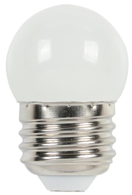 1W S11 LED White 2700K E26 (Medium) Base, 120 Volt, Card