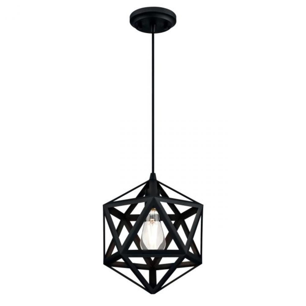 Pendant Matte Black Finish