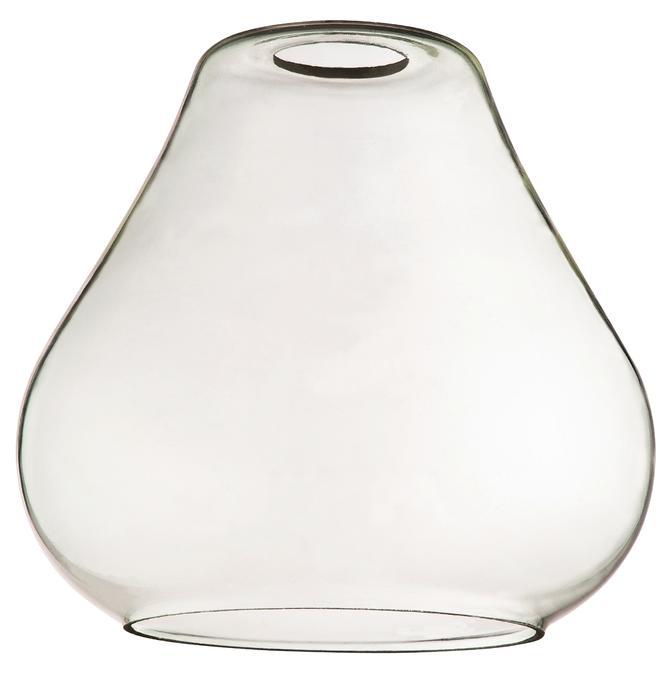 Clear Glass Open Teardrop Shade