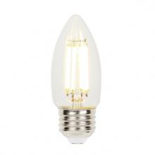 Westinghouse 5309000 - 6.5W B11 Filament LED Dimmable Clear 2700K E26 (Medium) Base, 120 Volt, Box