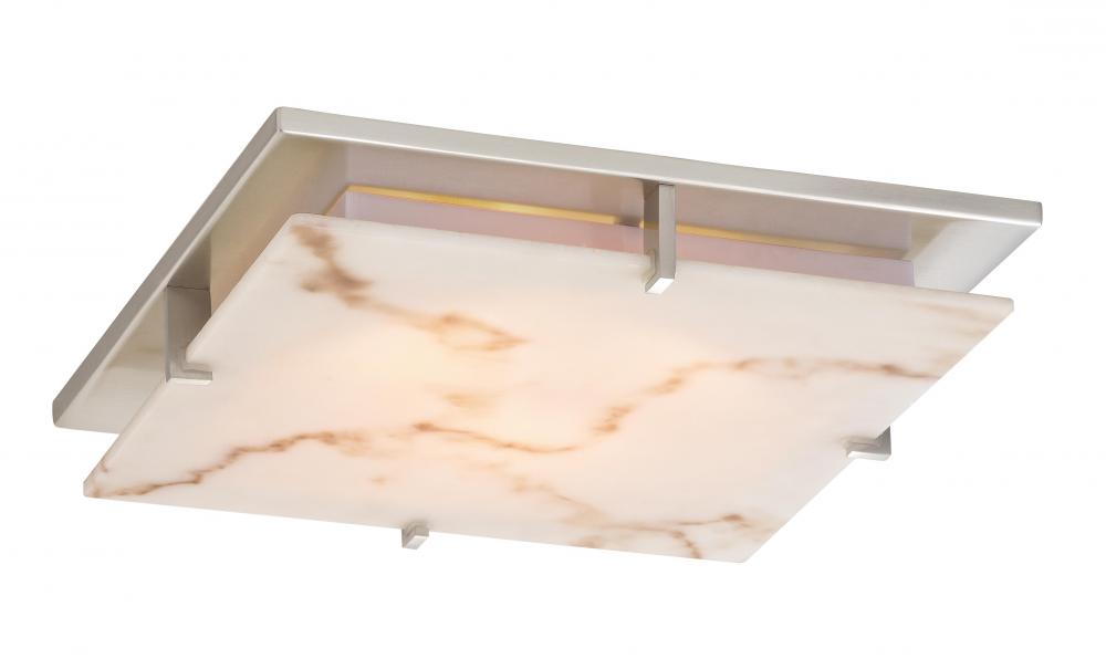 Recesso-Plaza faux alabaster Recessed Light Shade