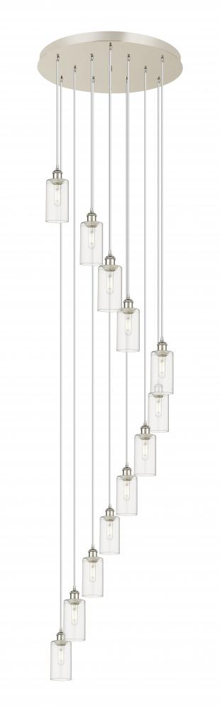 Crown Point - 12 Light - 24 inch - Polished Nickel - Multi Pendant