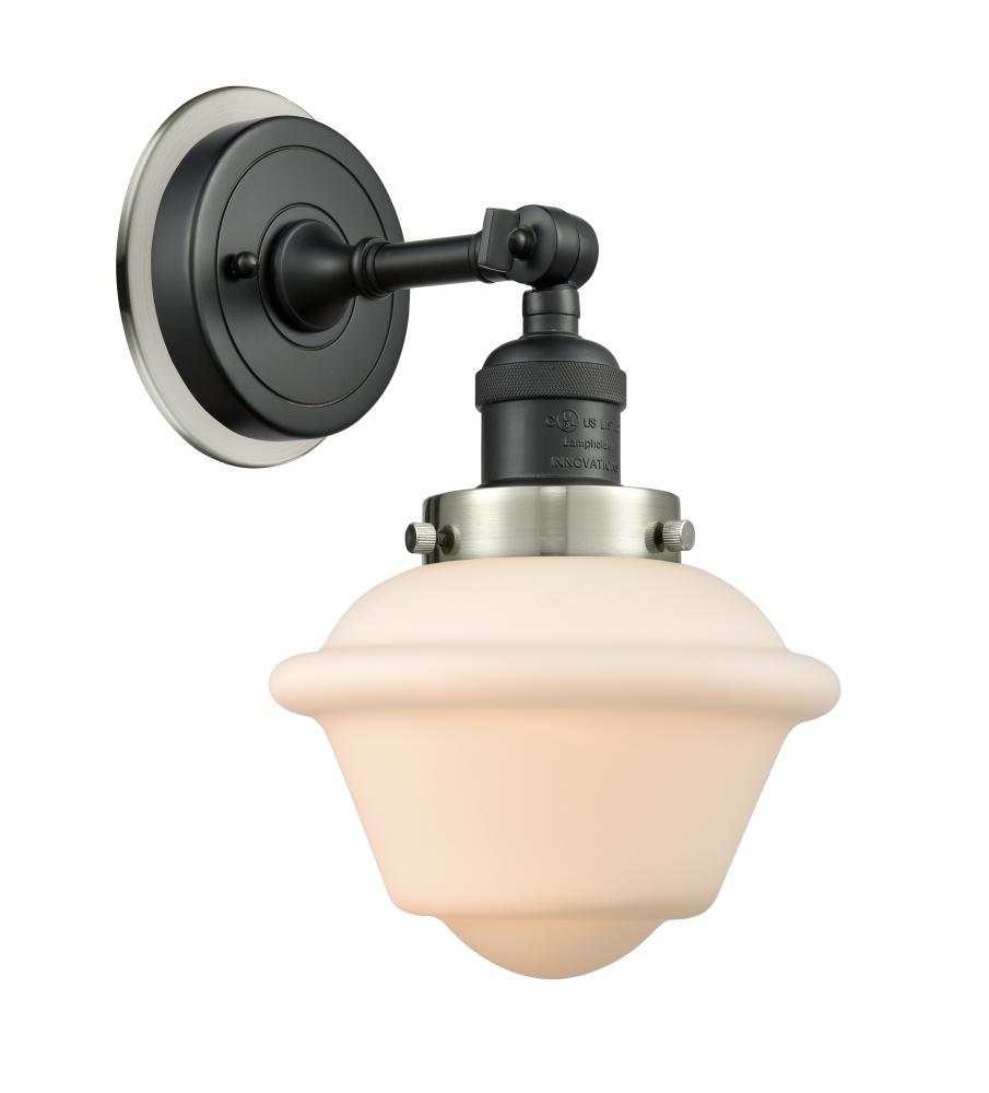 Oxford - 1 Light - 8 inch - Matte Black - Sconce