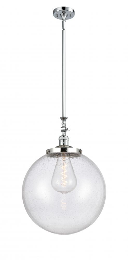 Beacon - 1 Light - 12 inch - Polished Chrome - Stem Hung - Mini Pendant