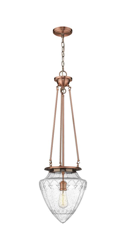 Beacon - 1 Light - 14 inch - Antique Copper - Chain Hung - Pendant