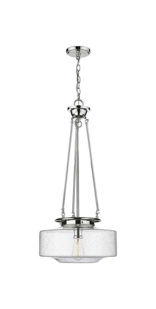 Bridgeton - 1 Light - 16 inch - Polished Chrome - Chain Hung - Pendant