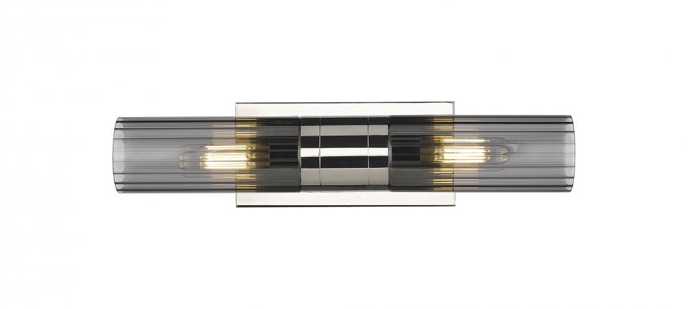 Empire - 2 Light - 11 inch - Polished Nickel - Bath Vanity Light