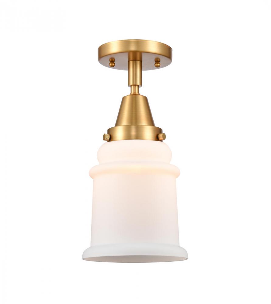 Canton - 1 Light - 6 inch - Satin Gold - Flush Mount