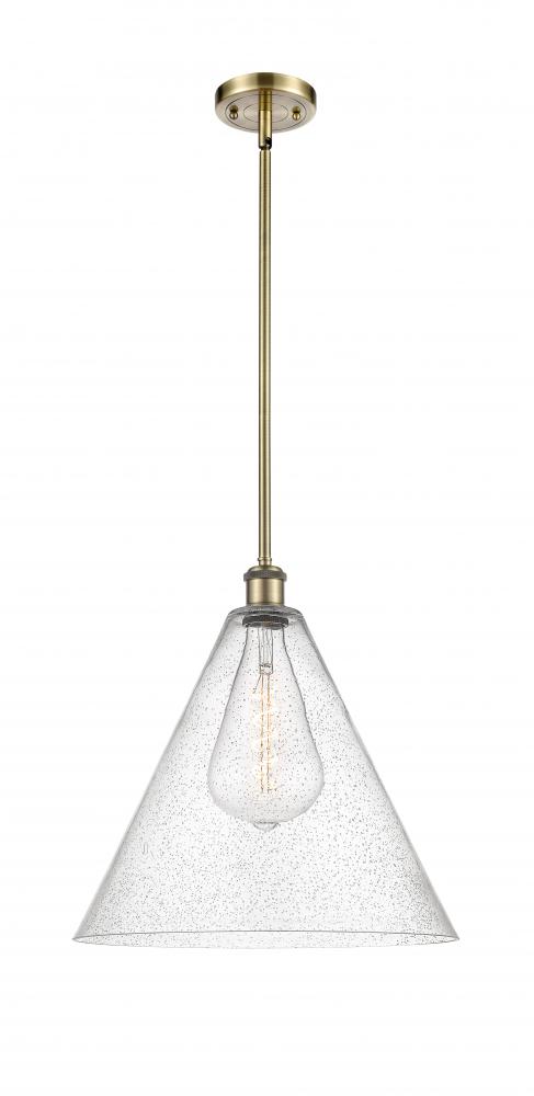 Berkshire - 1 Light - 16 inch - Antique Brass - Pendant