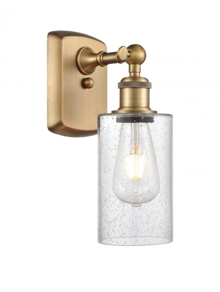 Clymer - 1 Light - 4 inch - Brushed Brass - Sconce