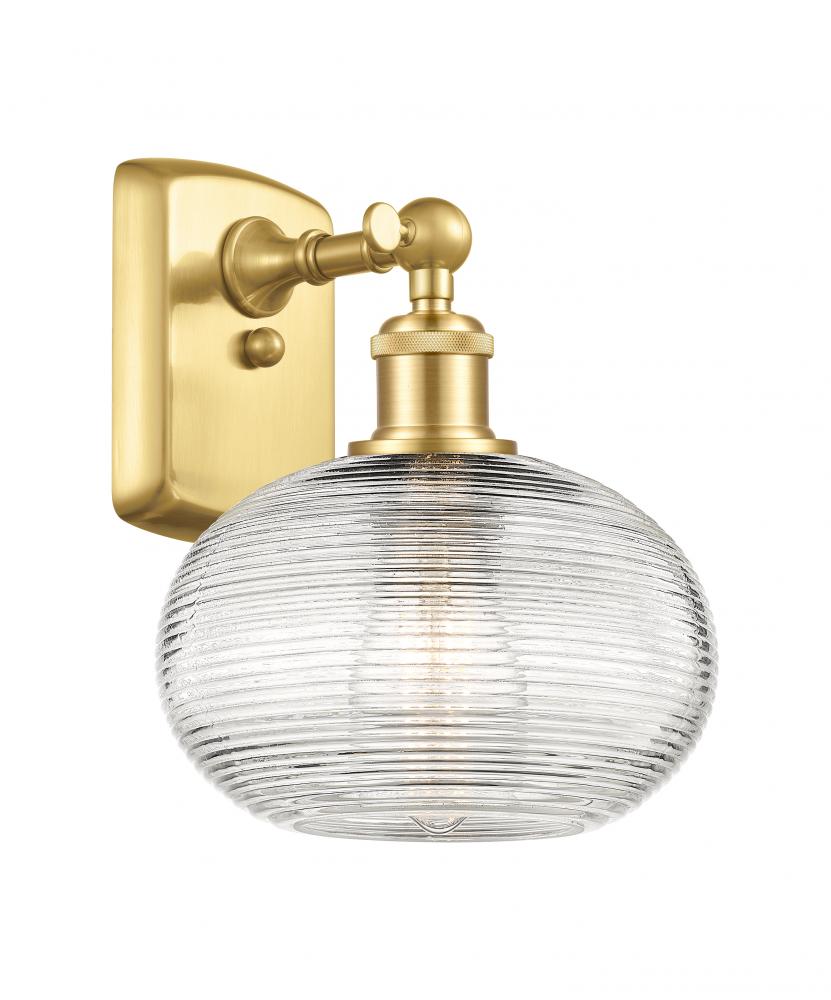 Ithaca - 1 Light - 8 inch - Satin Gold - Sconce