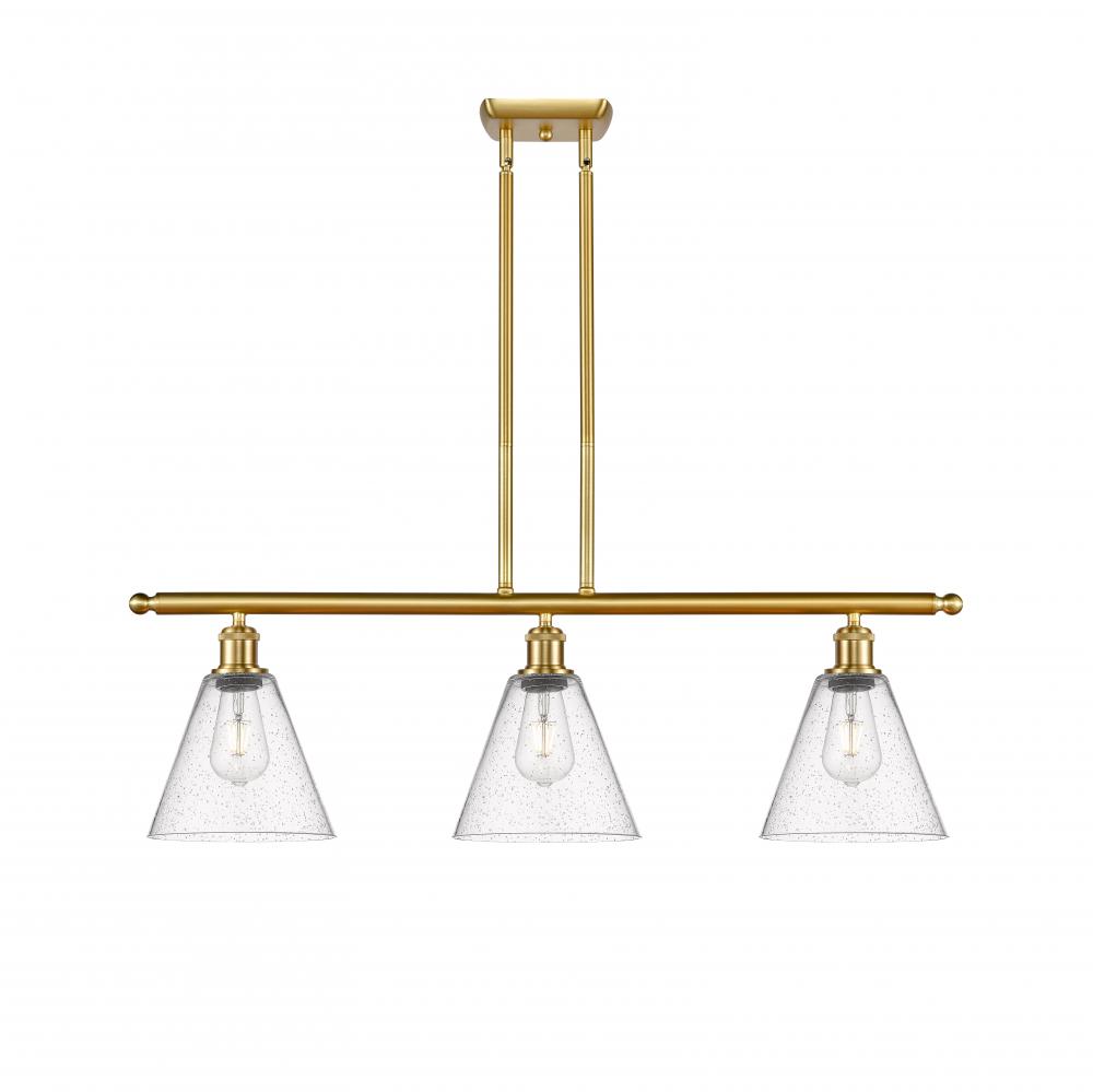 Berkshire - 3 Light - 36 inch - Satin Gold - Cord hung - Island Light