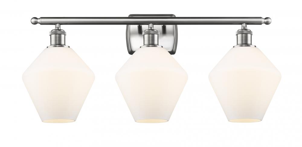 Cindyrella - 3 Light - 28 inch - Brushed Satin Nickel - Bath Vanity Light