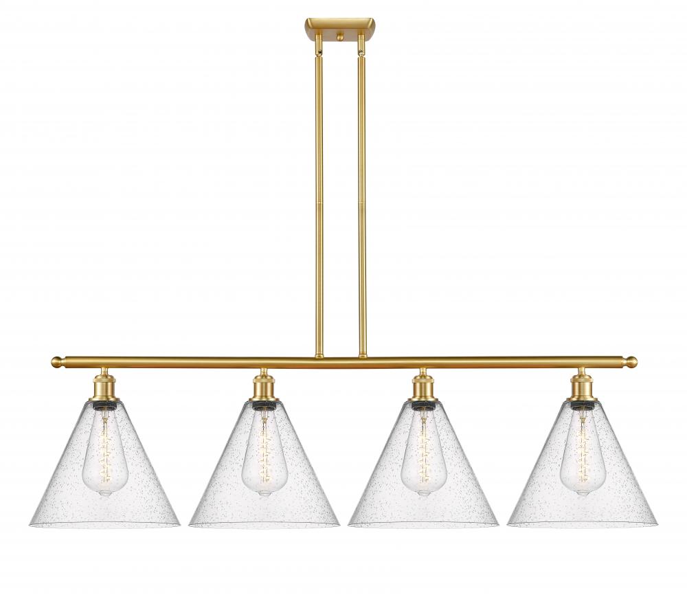 Berkshire - 4 Light - 50 inch - Satin Gold - Cord hung - Island Light