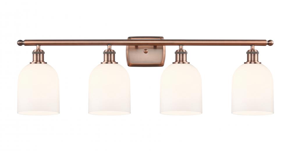 Bella - 4 Light - 36 inch - Antique Copper - Bath Vanity Light