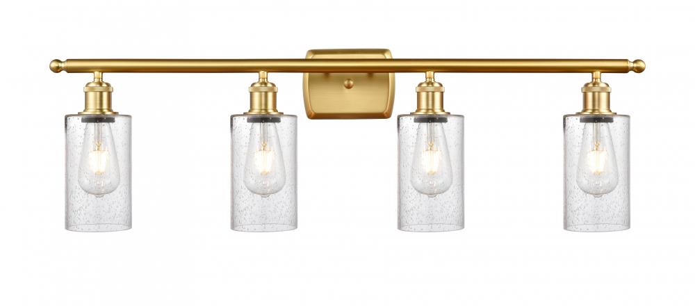 Clymer - 4 Light - 34 inch - Satin Gold - Bath Vanity Light