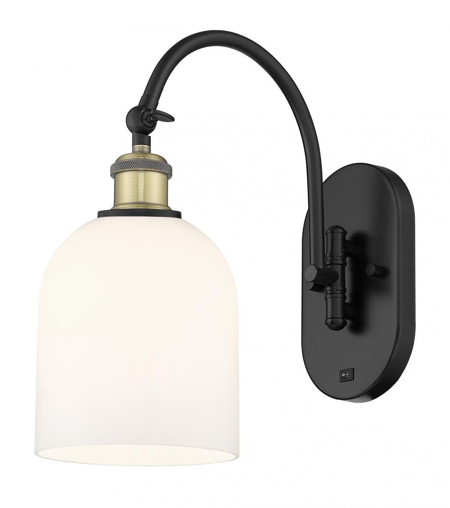 Bella - 1 Light - 6 inch - Black Antique Brass - Sconce