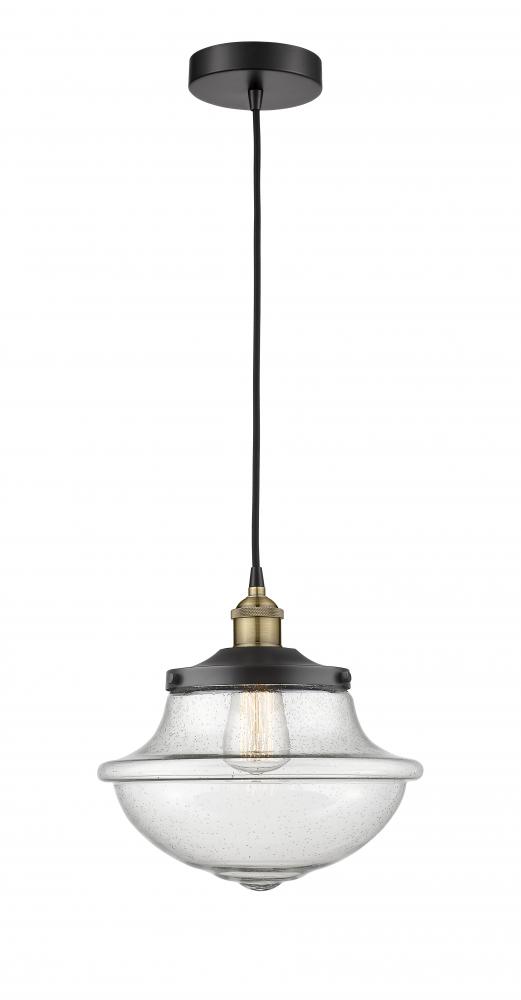 Oxford - 1 Light - 12 inch - Black Antique Brass - Multi Pendant