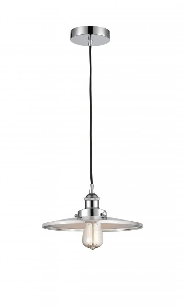 Appalachian - 1 Light - 12 inch - Polished Chrome - Cord hung - Mini Pendant