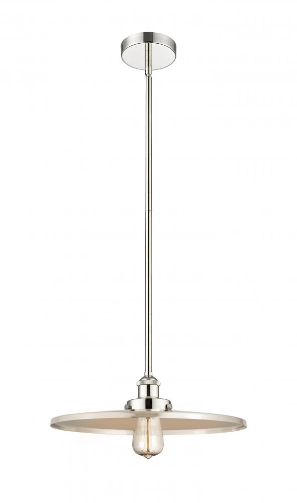 Appalachian - 1 Light - 16 inch - Polished Nickel - Cord hung - Mini Pendant