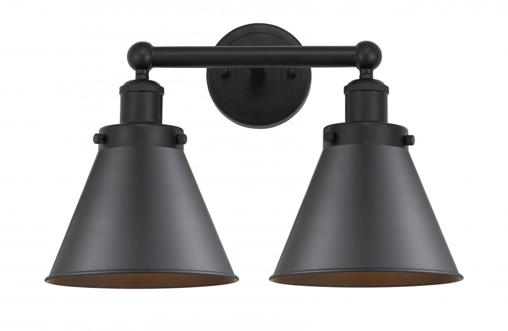 Appalachian - 2 Light - 17 inch - Matte Black - Bath Vanity Light