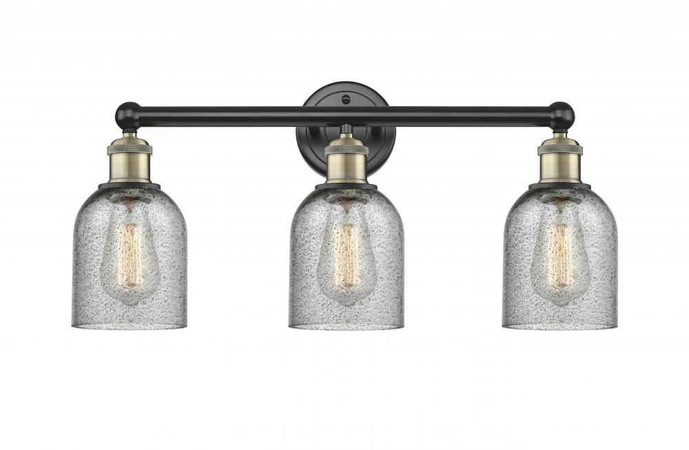 Caledonia - 3 Light - 23 inch - Black Antique Brass - Bath Vanity Light