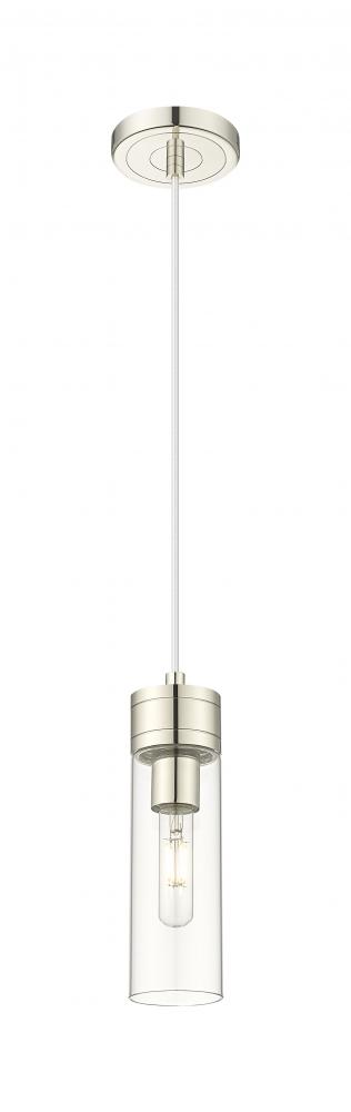 Boreas - 1 Light - 3 inch - Polished Nickel - Cord Hung - Mini Pendant