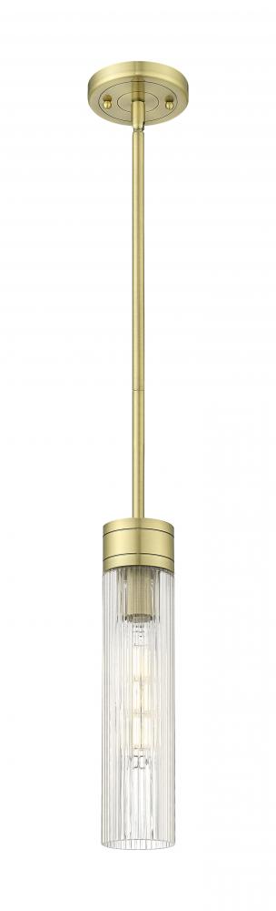 Boreas - 1 Light - 3 inch - Antique Brass - Stem Hung - Mini Pendant