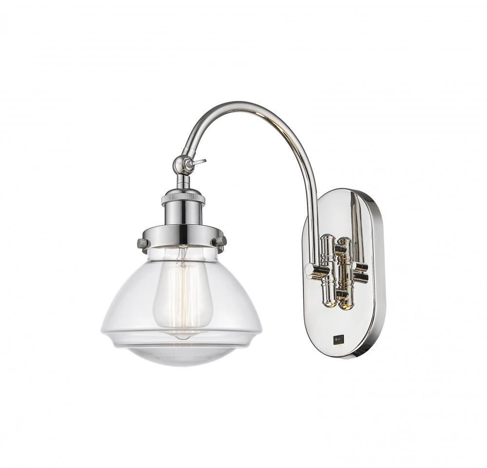 Olean - 1 Light - 7 inch - Polished Nickel - Sconce