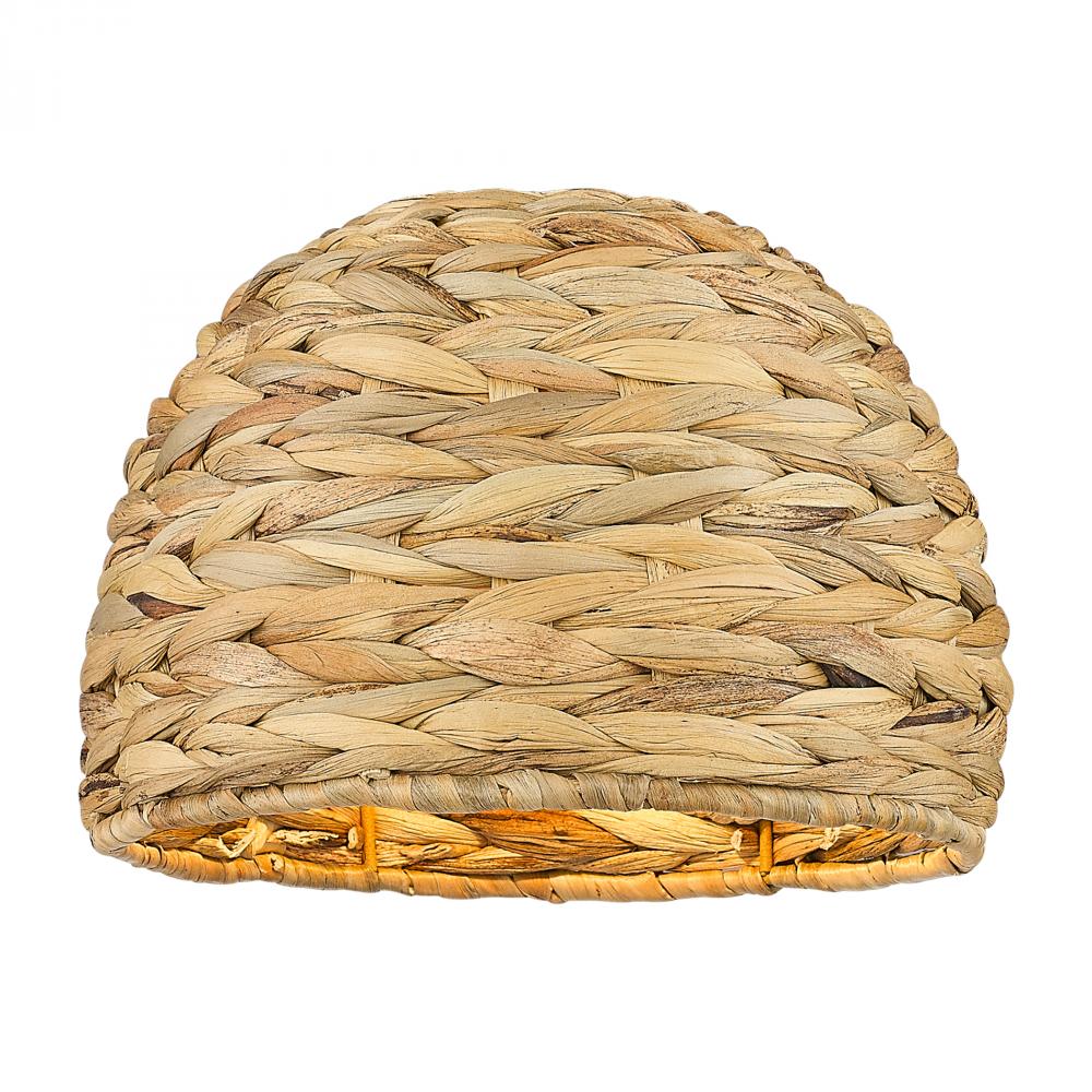 Woven Rattan 8 inch Shade