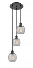 Innovations Lighting 113B-3P-BK-G104 - Belfast - 3 Light - 13 inch - Matte Black - Cord Hung - Multi Pendant