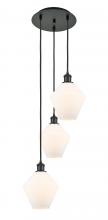 Innovations Lighting 113B-3P-BK-G651-8 - Cindyrella - 3 Light - 15 inch - Matte Black - Cord Hung - Multi Pendant