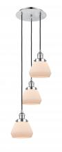 Innovations Lighting 113F-3P-PC-G171 - Fulton - 3 Light - 14 inch - Polished Chrome - Cord hung - Multi Pendant