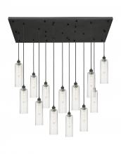 Innovations Lighting 154BK-B-13P-BK-G434-12SDY - Crown Point - 13 Light - 54 inch - Matte Black - Multi Pendant