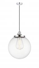 Innovations Lighting 201CSW-PC-G202-14 - Beacon - 1 Light - 14 inch - Polished Chrome - Cord hung - Mini Pendant