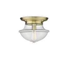 Innovations Lighting 221-1F-AB-G542 - Oxford - 1 Light - 14 inch - Antique Brass - Flush Mount