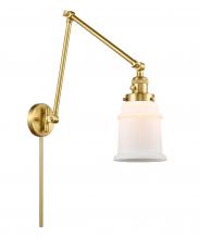 Innovations Lighting 238-SG-G181 - Canton - 1 Light - 6 inch - Satin Gold - Swing Arm