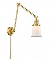 Innovations Lighting 238-SG-G181S - Canton - 1 Light - 8 inch - Satin Gold - Swing Arm